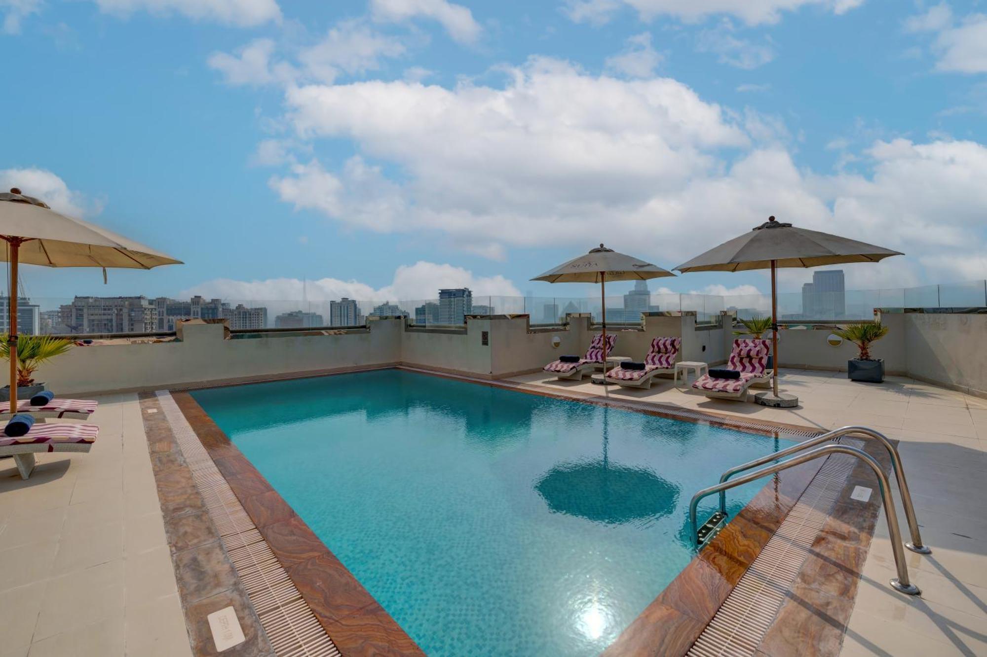 Suha Park Hotel Apartments, Waterfront Jaddaf Dubaj Zewnętrze zdjęcie